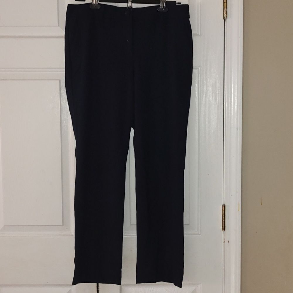 Talbots  Navy blue Windsor flat panel dress pants Sz 10 NWOT